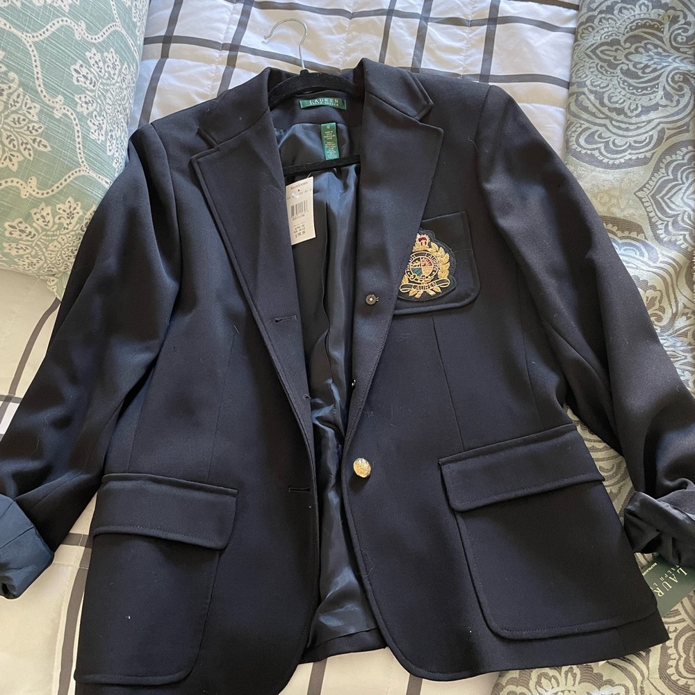 Ralph Lauren blazer in black, new with tags